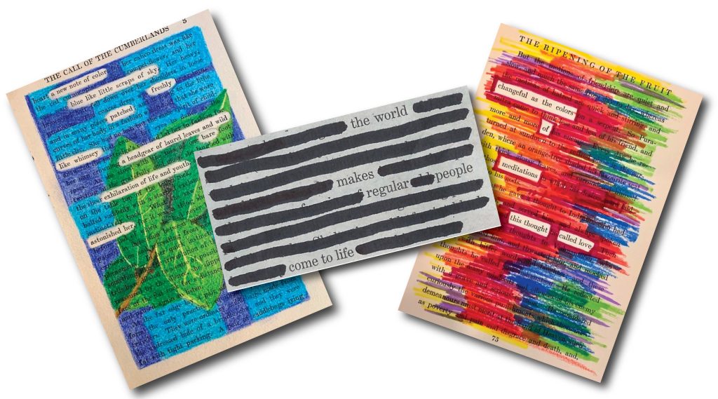 Grab & Go Craft Kits for Teens: Blackout Poetry